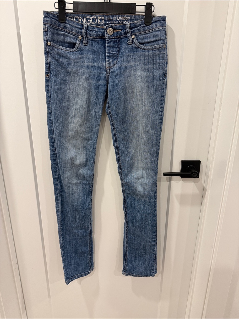 Bongo Jeans Women’s Skinny Jeans - Light Blue Wash